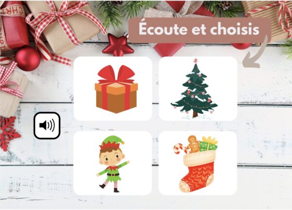 french christmas vocabulary activity
