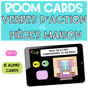 french action verbs rooms house