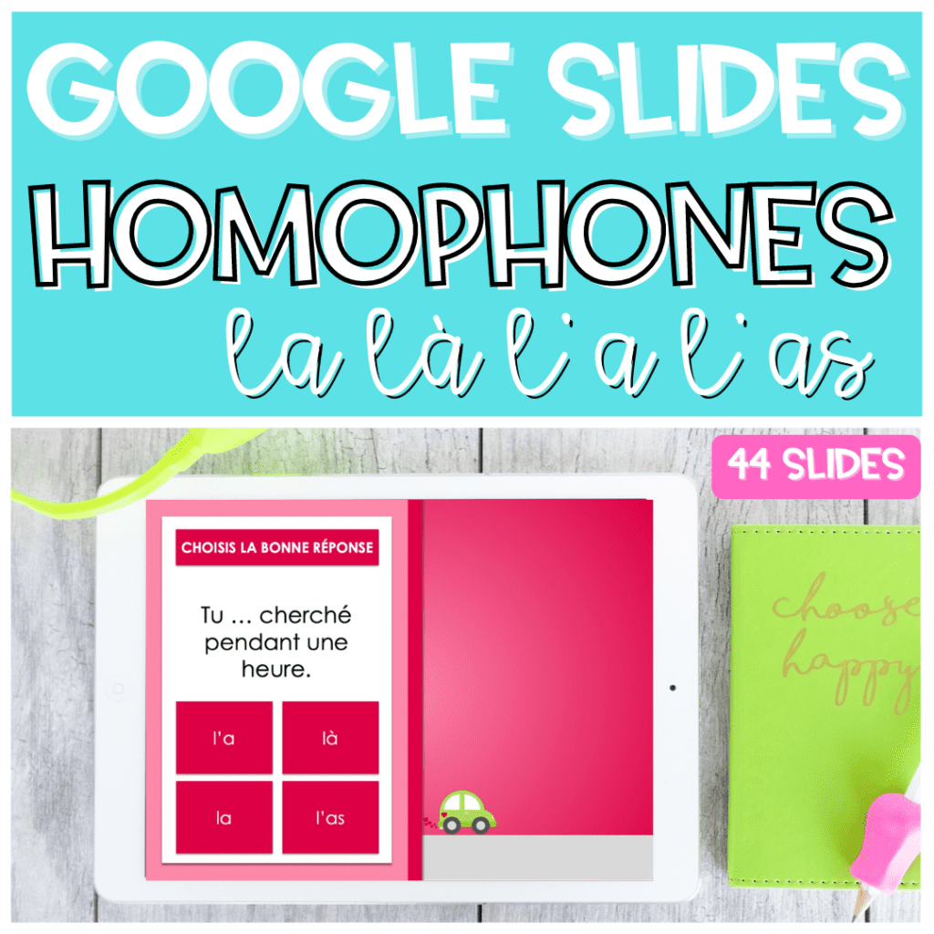 google slides homophones