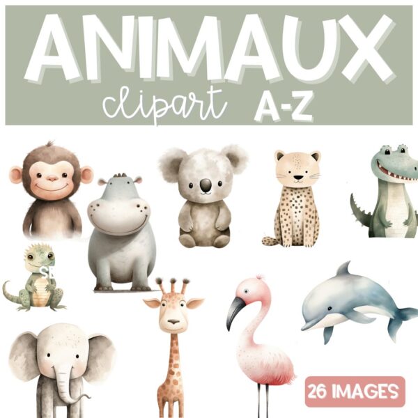 FRENCH ALPHABET CLIPART