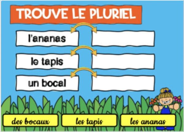 Pluriel des noms et adjectifs