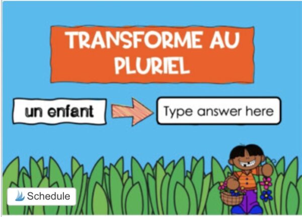 Pluriel des noms et adjectifs