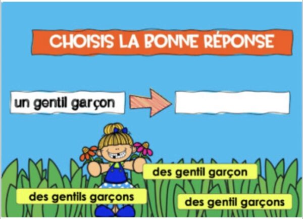 Pluriel des noms et adjectifs